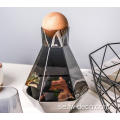 Hexagonal bärnstensmästare glansglaskafe med koppuppsättning